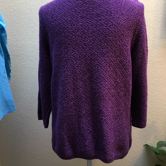Purple sweater sz LG - Picture 6 of 11